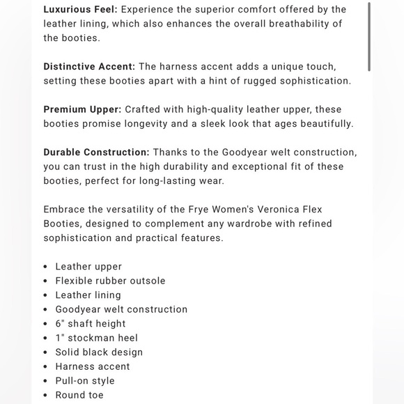 Frye Women's Black Veronica Flex Booties - Picture 9 of 16